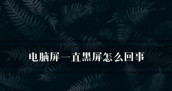 电脑无法开机黑屏怎么办（解决电脑无法开机黑屏问题的有效方法） 