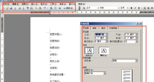 Word2003中页边距的厘米设置方法（详解如何设置Word2003中的页面边距） 
