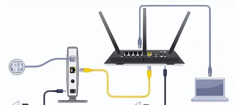 电信猫与路由器连接图解（网络接入设备的连接原理和操作步骤） 