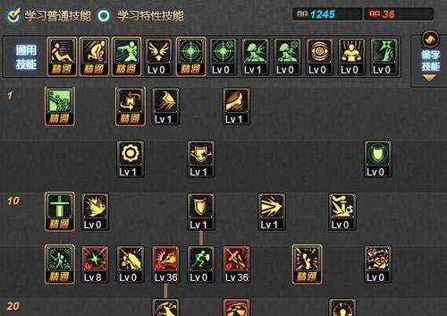 DNF女鬼剑技能加点图（掌握技能加点要诀） 