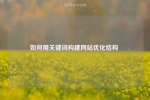 如何用关键词构建网站优化结构 